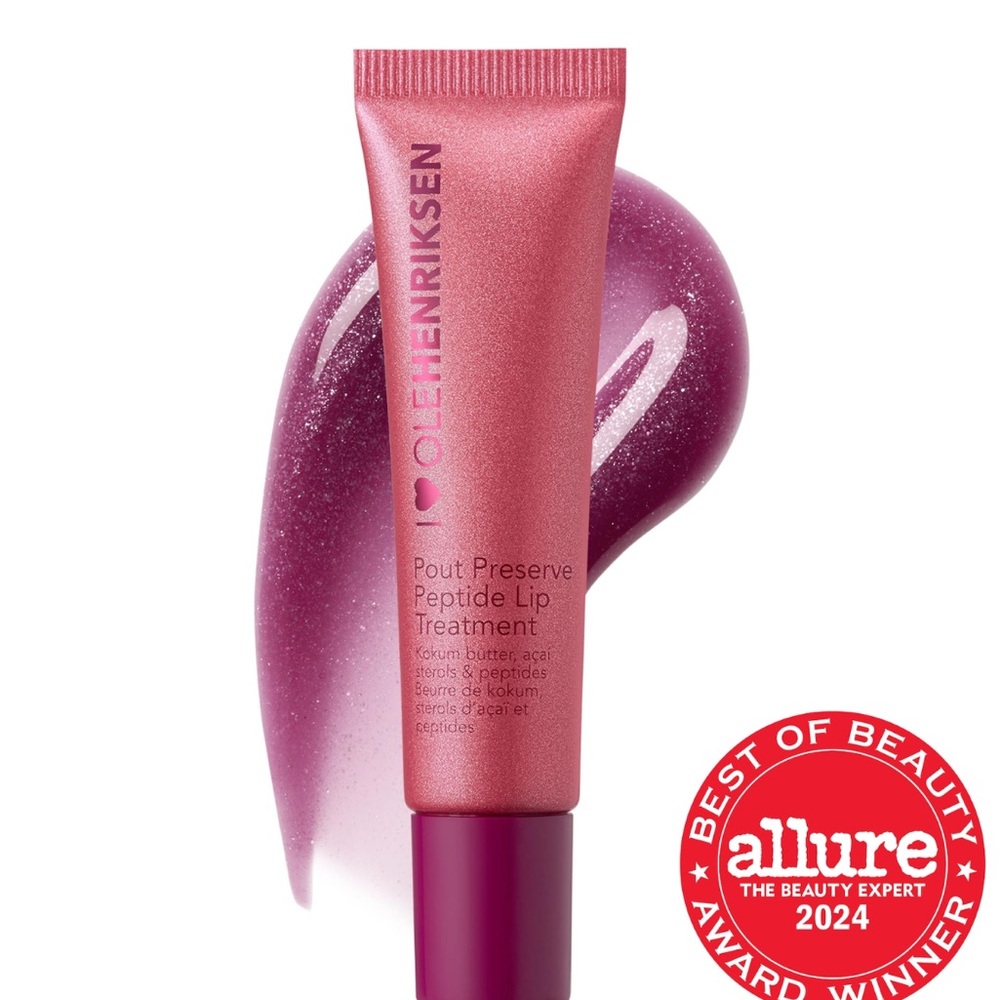 NEW Ole Henriksen Lip Balm Lingonberry Jam Glitter